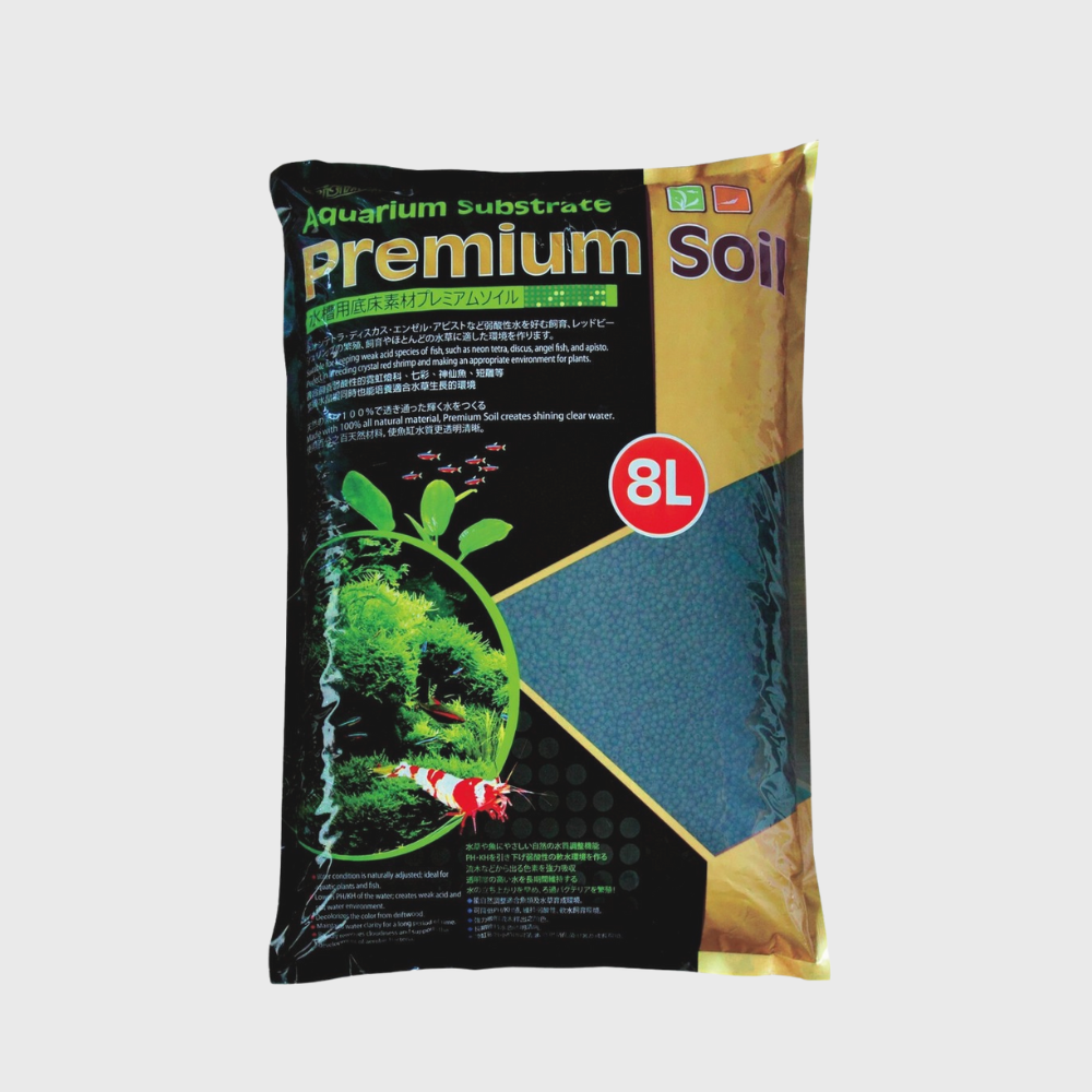 a scientifically formulated aquarium substrate made from natural, sintered soil that is rich in nutrients and designed to promote optimal growth for aquatic plants, shrimp, and freshwater fish. It naturally lowers the water's pH and KH, creating an ideal soft, acidic environment. 