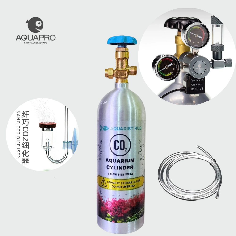 Aquarium CO2 System Combo Pack 2L